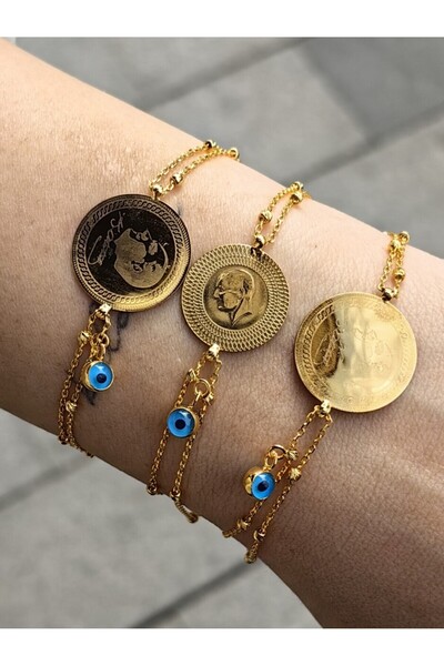 nasipkuyumcu 22&14 AYAR 1 GR LI ZARİF BİLEKLİK KNY01714