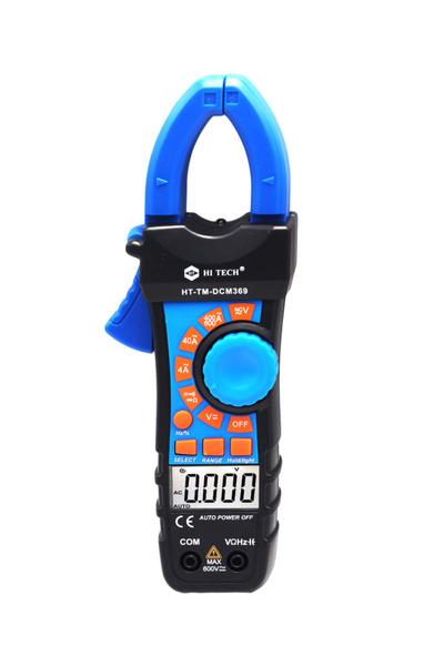 HI-TECH SANA CLAMP METER with True RMS - Ergonomic Design, Large Display, 600/1000A Auto-ranging