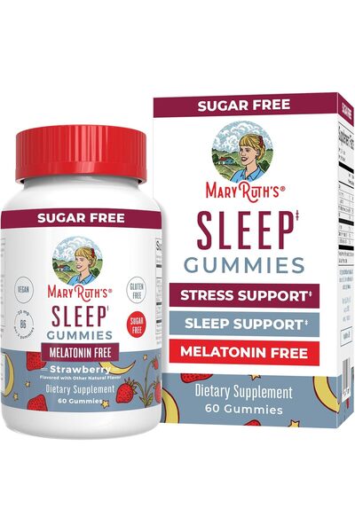 Maryruth's حلوى مارى روث العضوية للنوم | خالية من السكر | خالية من الميلاتوني...