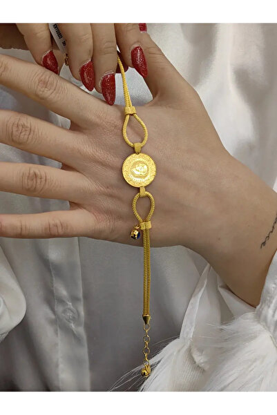 nasipkuyumcu 22&14 AYAR TÜL KALZE ÇEYREK ALTIN BİLEKLİK KNY00833