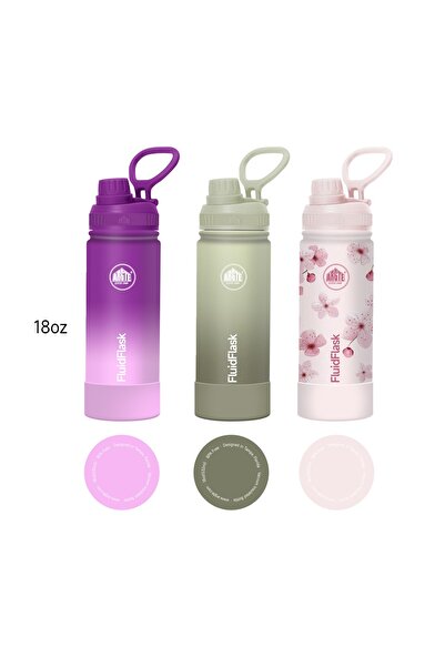 ARGTE FluidFlask 18 oz Insulated Water Bottle 530 ml