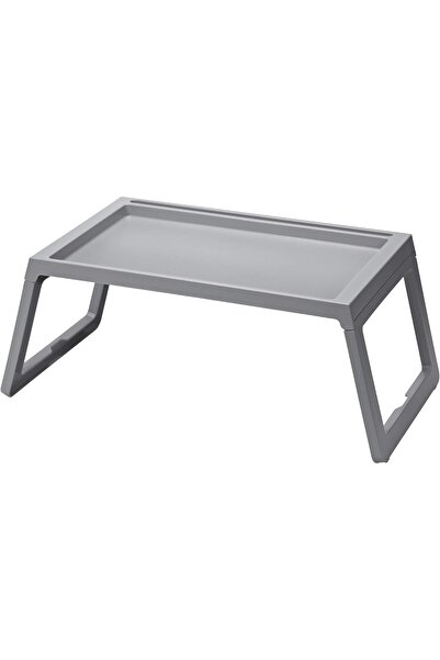 Jiffy صينية طاولة سرير قابلة للطي باللون الرمادي 56x26x36 سنتيمتر