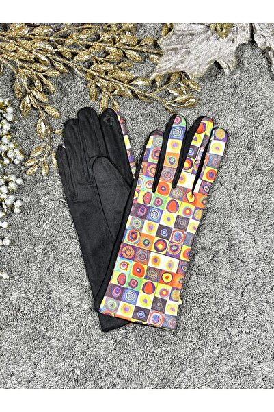 Intisimo Ladies Gloves, Velvet, Luxury, Touchscreen, One-Size, Multicolor