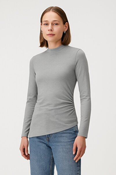 HAKKE Asimetrik Uzun Kollu BLUZ