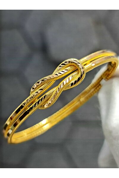 nasipkuyumcu 8 AYAR AJDA MODEL AŞK DÜĞÜMÜ TARZ ALTIN KELEPÇE KLP00649