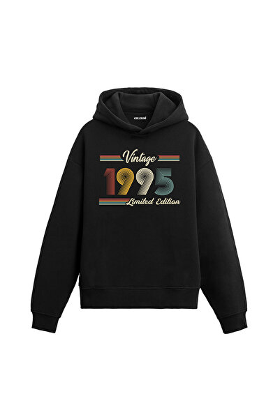 Colermi هوديي عتيق الطراز مطبوع عليه تاريخ الميلاد 1995 هدية عيد ميلاد هوديي ...