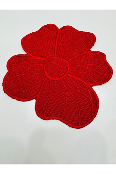 İNCİ ÇEYİZ 6 Pieces Bloom Flower Embroidered Coffee Side Cocktail Napkins & Coasters.