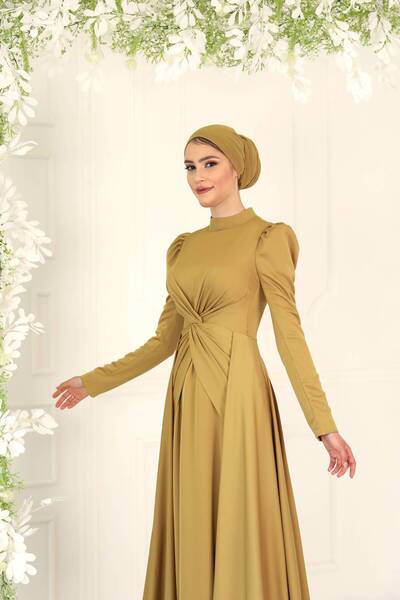 Halezademoda TESETTÜR DÜĞÜM ABİYE