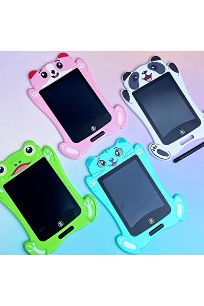 Duffa Figürlü Lcd Çizim Tableti Sevimli Hayvan Figür Çocuk Lcd Çizim Tahtası Yazı Tableti