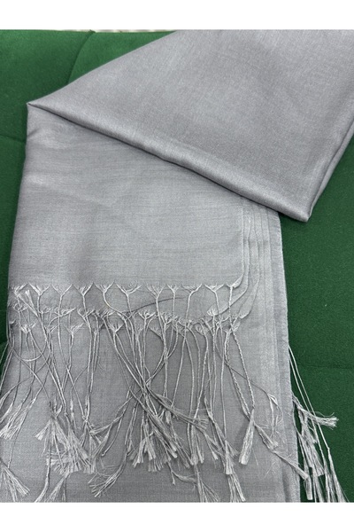 İPEKSCARF %30 ipek ithal şal gri