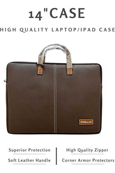 Generic حقيبة كمبيوتر محمول/جراب آيباد ببطانة وتبطين فائقين مقاس 14 بوصة