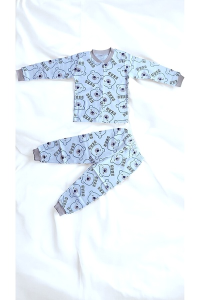 MİLAYS LİFE HOME COLLECTİON SET DE PIJAMĂ COLORATĂ 100% BUMBAC CU IMPRIMARE PERSONAJE PENTRU BĂIEȚI