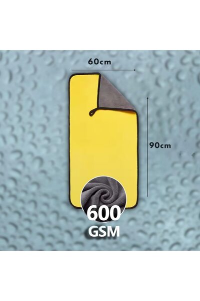 PRIMEDEO Professional High Quality Microfiber Car Cloth, 90x60cm, Perfect Car Polishing