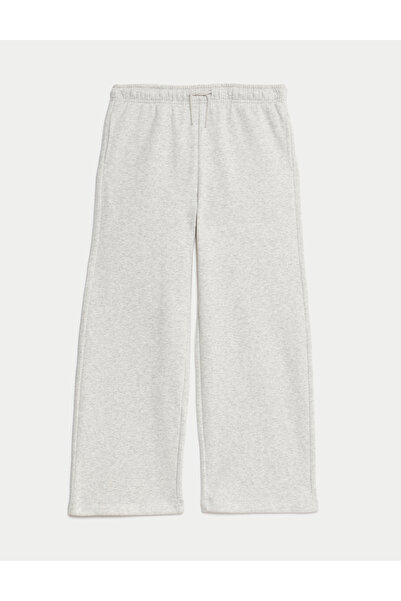 Marks & Spencer Geniş Paçalı Pamuk Karışımlı Jogger Pantolon (2-16 Yaş)