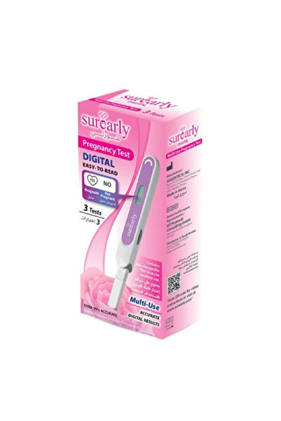 SUREARLY شورلي اختبار الحمل المنزلي 3 قطعة رقمي