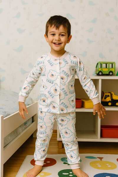 MİLAYS LİFE HOME COLLECTİON SET DE PIJAMĂ COLORATĂ 100% BUMBAC CU IMPRIMARE PERSONAJE PENTRU BĂIEȚI