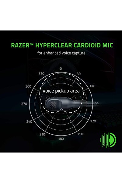 RAZER BlackShark V2 X Gaming Headset: 7.1 Surround Sound - 50mm Drivers - Black