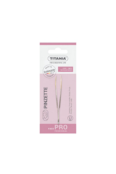 TİTANİA Titania 1060GA Straight Gold Tip Forceps