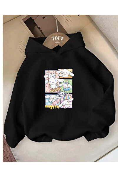 Toum Young Kuromi Melody Cinnemaroll Hanorac cu glugă cu 3 fire gros