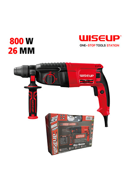 WISEUP دريل هلتي 26 مم / 800 واط علبة بلاستيك