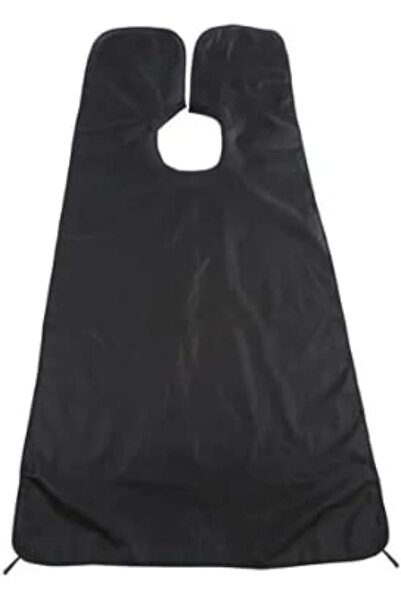 Jiffy مريلة لحية مزودة بغطاء شفط لتصفيف الشعر للرجال ذوي اللحى