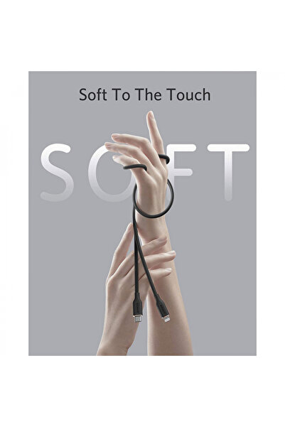 Anker كيبل أنكر USB-C إلى Lightning باورلاين90سم اسود