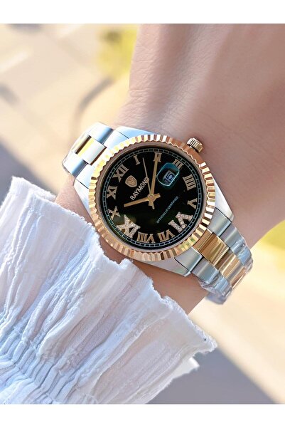 Raymond 2 Years Warranty Steel Case and Strap Does Not Blacken Color Does Not Fade 5 Atm Women's Wristwatch 611821.2