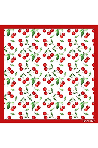 Mira İpek Patterned Scarf Combination Complementary Bandana