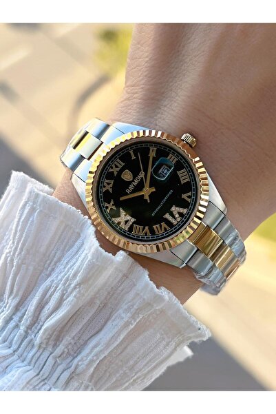 Raymond 2 Years Warranty Steel Case and Strap Does Not Blacken Color Does Not Fade 5 Atm Women's Wristwatch 611821.2