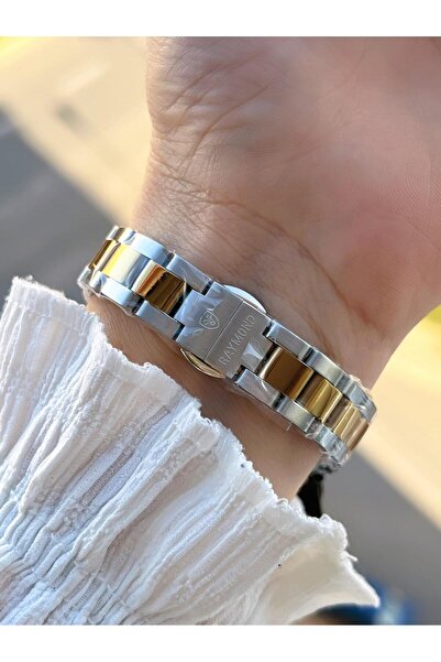 Raymond 2 Years Warranty Steel Case and Strap Does Not Blacken Color Does Not Fade 5 Atm Women's Wristwatch 611821.2