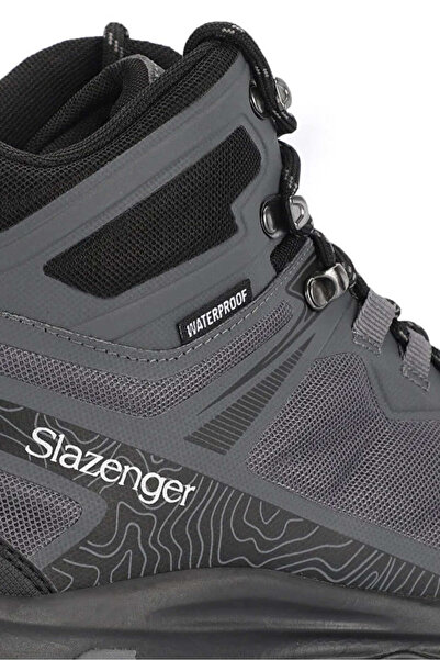 Slazenger WAKANDA Erkek Su Geçirmez Füme Gri Outdoor Günlük Bot Ayakkabı