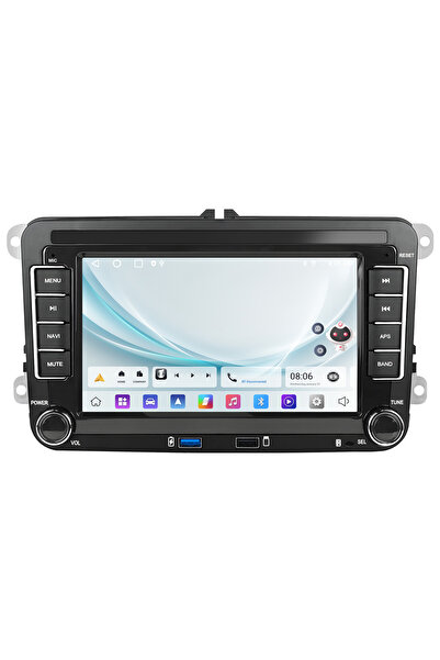 podofo Navigație VW, Seat și Skoda CarPlay, Android Auto Wireless & Cameră Marșarier Inclusă