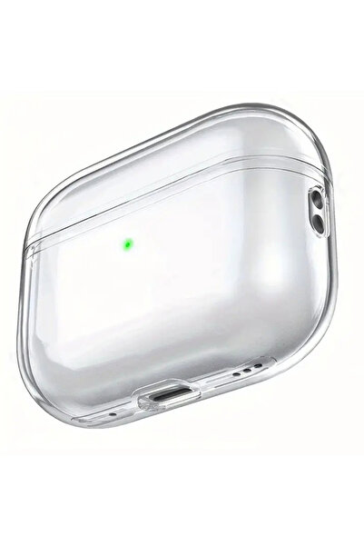 UnDePlus Apple Airpods Pro 3. Nesil ile uyumlu Kılıf Kristal Silikon Şeffaf Case