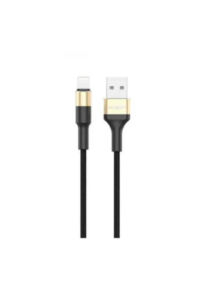 MOXOM موكسوم كيبل شحن مايكرو USB شحن سريع 3 متر - اسود ذهبي