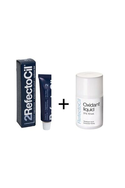 Refectocil MAVİ SİYAH KAŞ BOYASI VE SIVI OKSİDANTI
