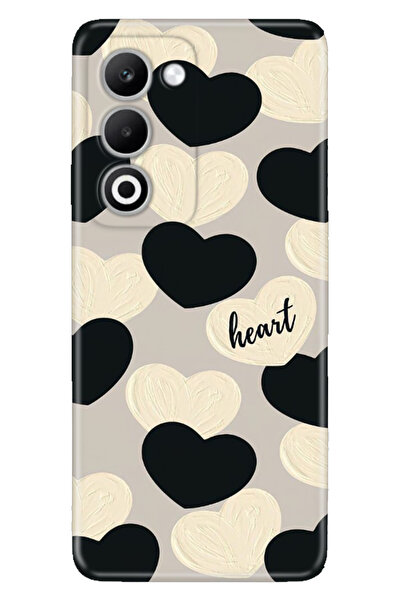 OPPO A5 5G Kılıf Retro Art Desenli Esnek Silikon Heart