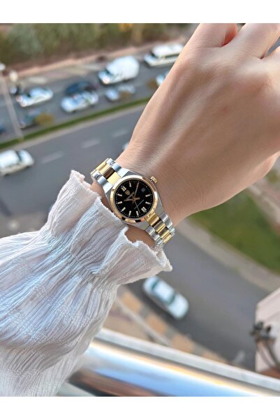 Raymond 2 Years Warranty Steel Case and Strap Does Not Blacken Color 5 Atm Women's Wristwatch 611189.3