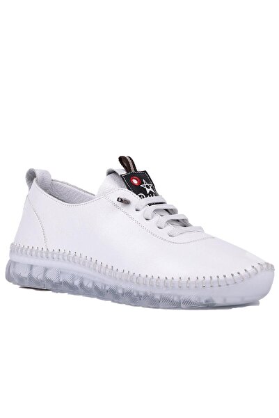 SailLakers - White Color Lace-Up Women's Casual Shoes 26125by20280076