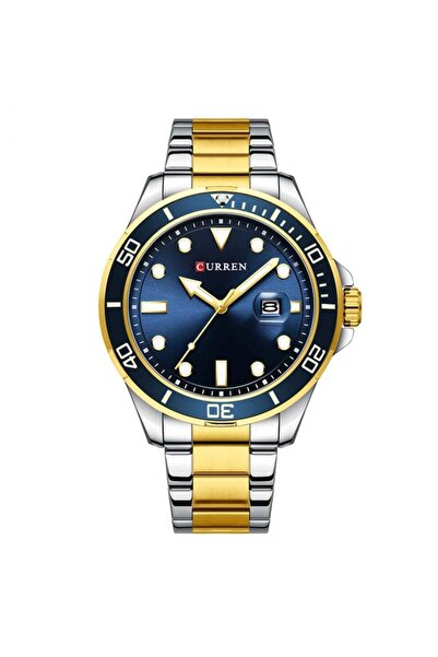 Curren Men's Watch Business Quartz Stainless Steel