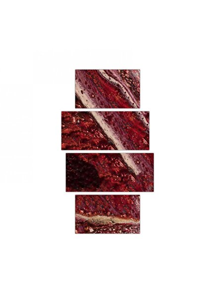 Generic لوحه جداريه - فن تجريدي - 300945 - مقسمه أربعة قطع