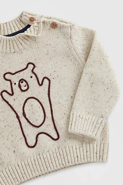 MOTHERCARE Bear Knitted Jumper