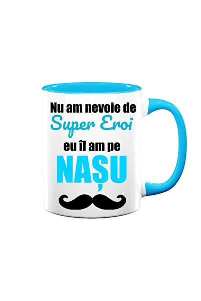 OEM Set 2 personalized mugs for godparents with message: "I don’t need superheroes...", Betaprint, Mod