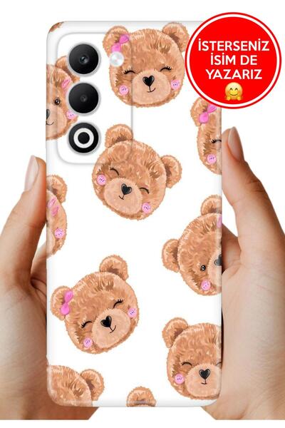 OPPO A5 5G Kılıf Kamera Koruma Rubber Esnek Silikon Minnoş Ayıcık