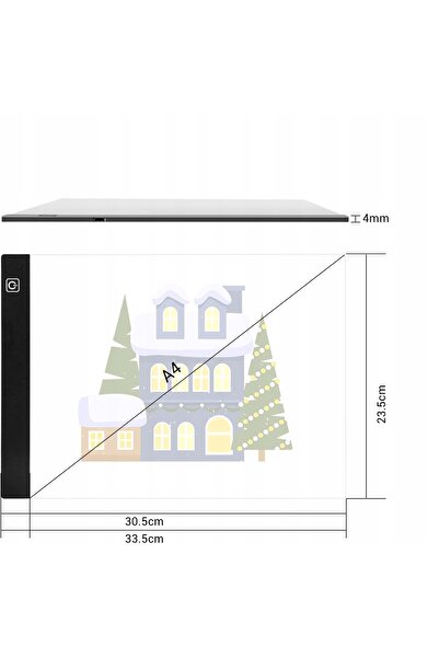 Other A4 LED Light Pad for Drawing and Tracing – USB Powered with Adjustable Brightness