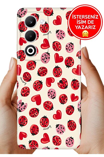 OPPO A5 5G Kılıf A Kalite Baskılı Art Silikon Love Bug