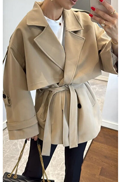 Butik Fp kısa trençkot