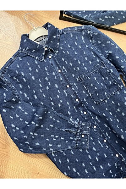 MY CİTY YASEMEN KOT GÖMLEK