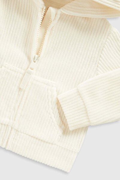 MOTHERCARE Cream Ribbed Velour Jog Set