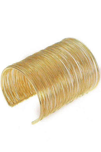 Vitastyle Layered Coil Clamp Antique Bracelet