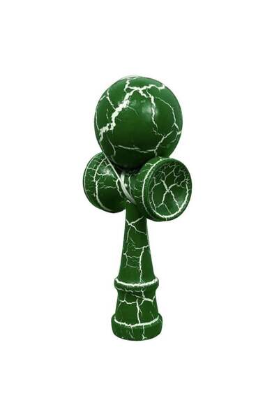 Otto Jucarie Kendama Profesionala, Flippy, Kendama Cracked, din Lemn – 18 cm, Joc Interactiv de Indeman